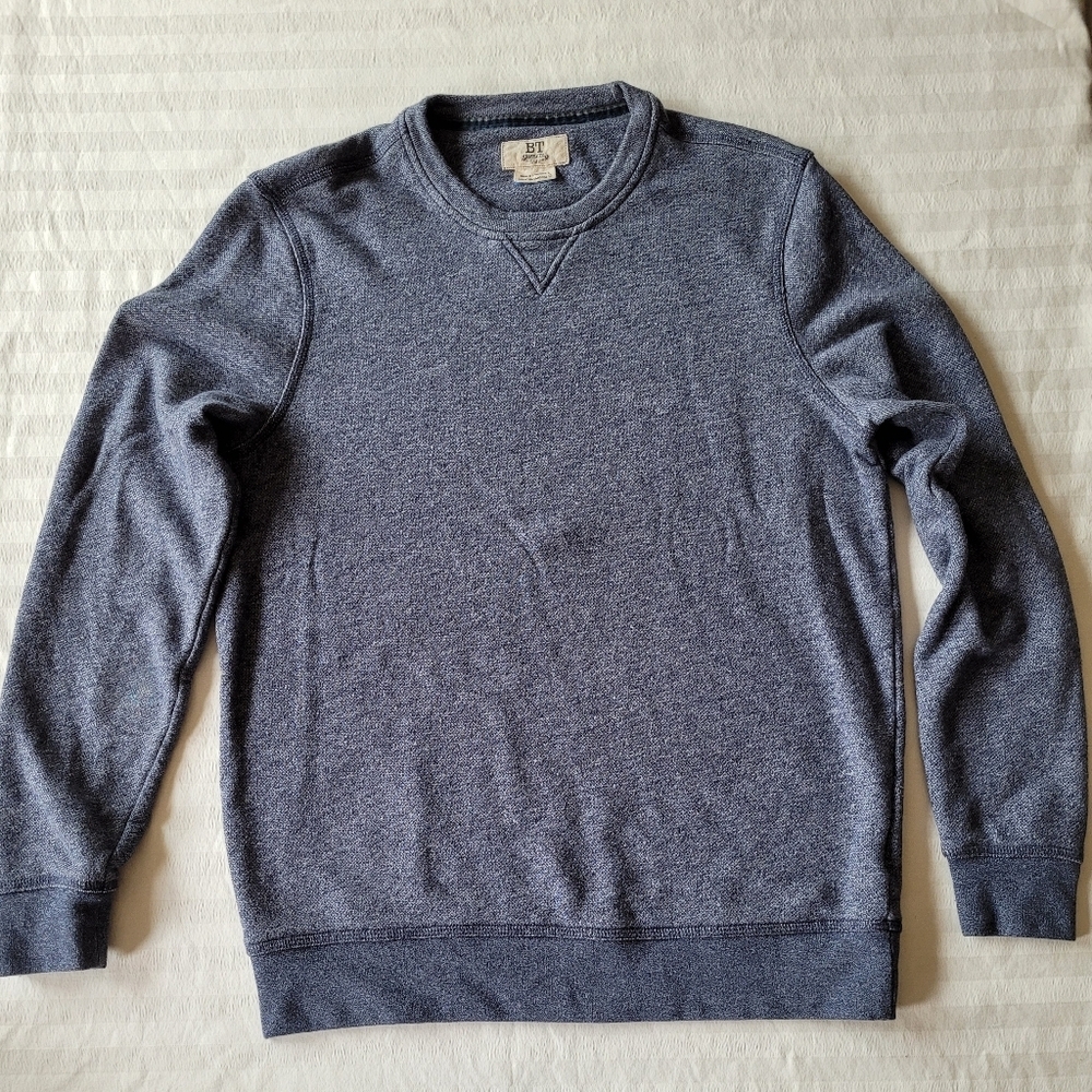 BT Supply Co Men's Heathered Blue Crewneck Sweater Size L
